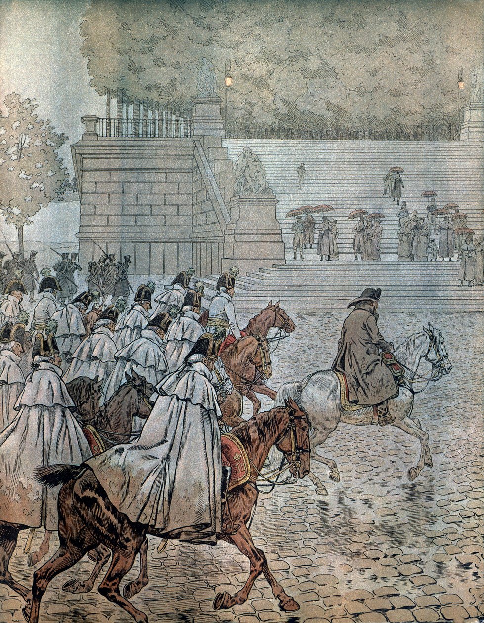 German campaign in 1813: Napoleon I Bonaparte and his General Staff returned to Dresden after winning the battle on 26 and 27 August. In 