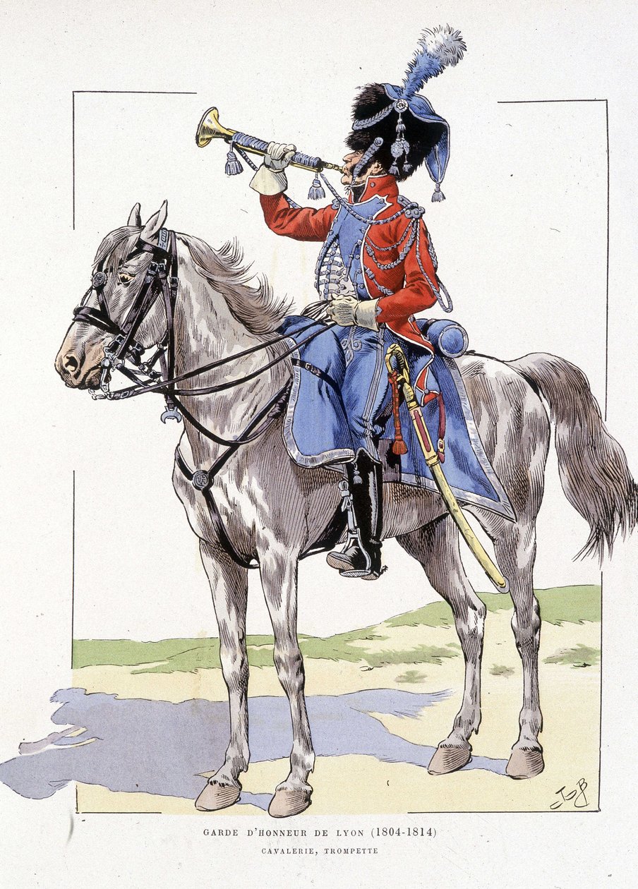 Guard of Honour of Lyon from 1804 to 1814, Trumpet Horseman - in 