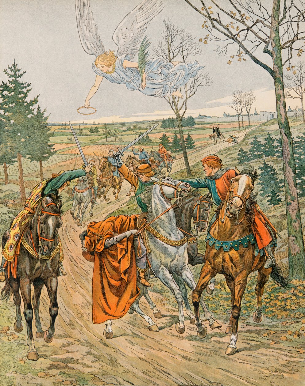 History of Belgium: Saint Albert of Leuven (ca. 1166-1192), Prince of Liege is assassinated in Reims by the shekars of Emperor Henry VI in 1192 by pseudonym for Onfray de Breville Jacques Job