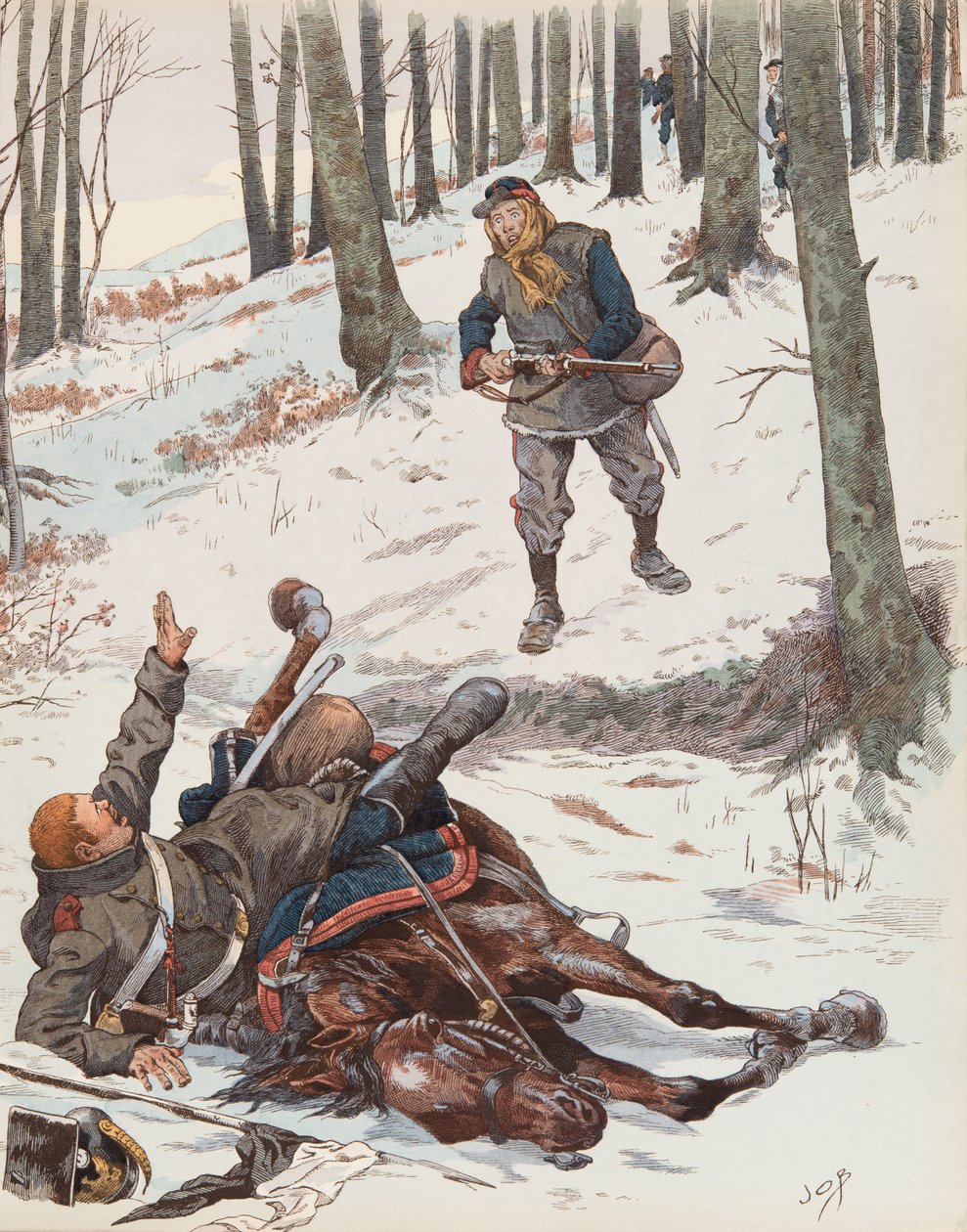 Le Moblot (Soldier of the National Guard Mobile During the War of 1870) by pseudonym for Onfray de Breville Jacques Job