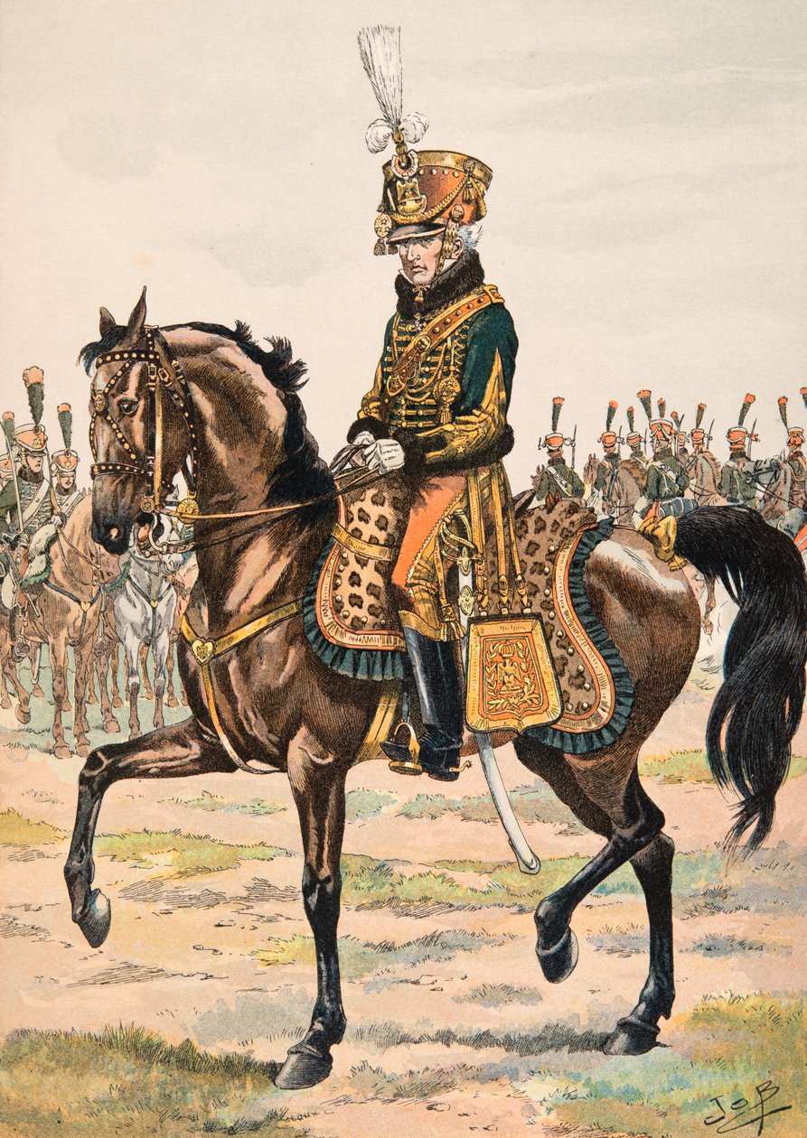 General Commanding One of the Regiments of Guards of Honour in 1813 by pseudonym for Onfray de Breville Jacques Job