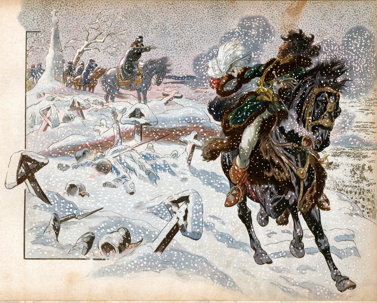 Joachim Murat at the Battle of Eylau on February 8 by pseudonym for Onfray de Breville Jacques Job