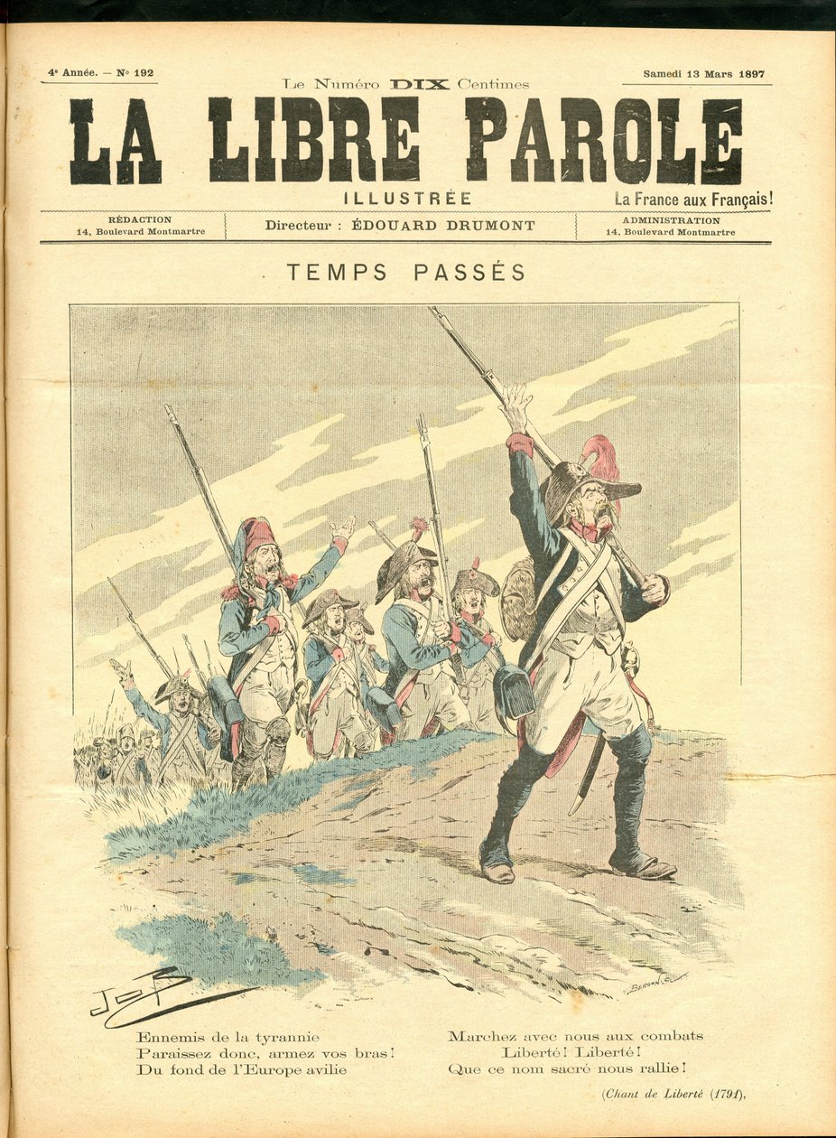 The Free Speech Illustrated by pseudonym for Onfray de Breville Jacques Job