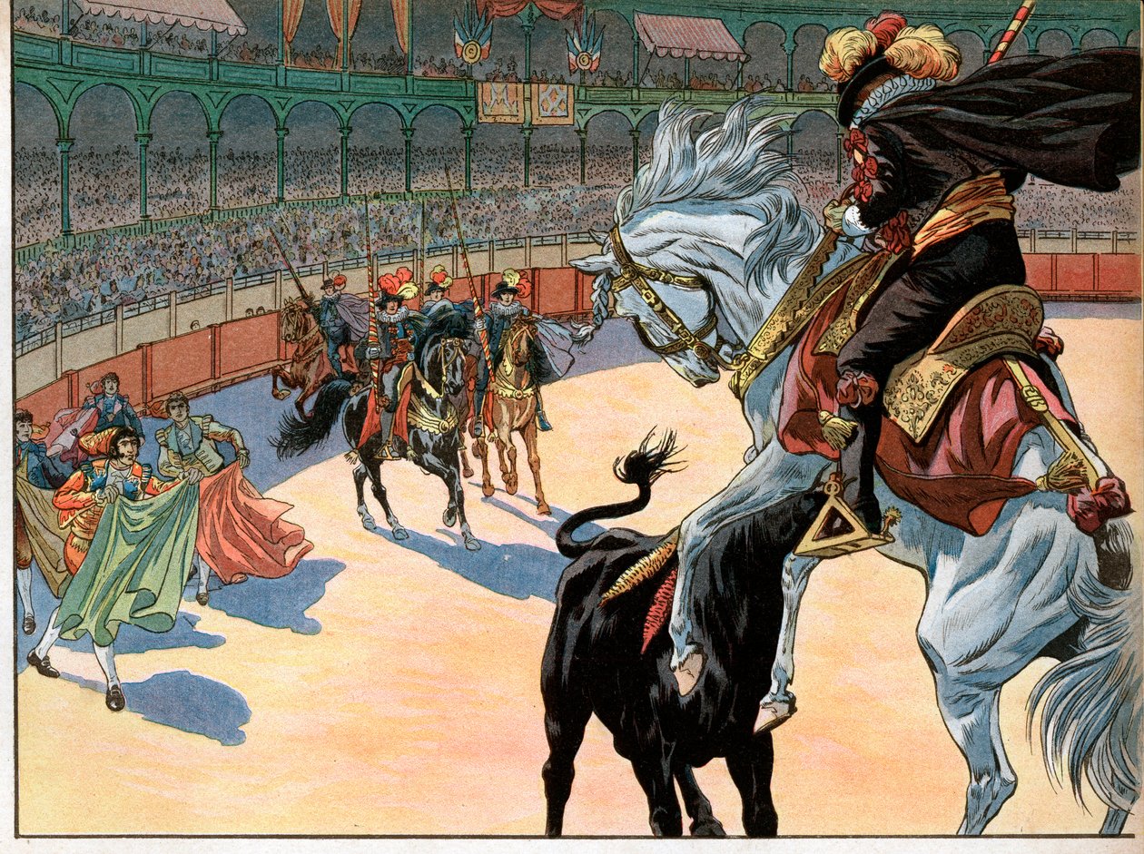 A bullfight in Spain. Joachim Murat by pseudonym for Onfray de Breville Job