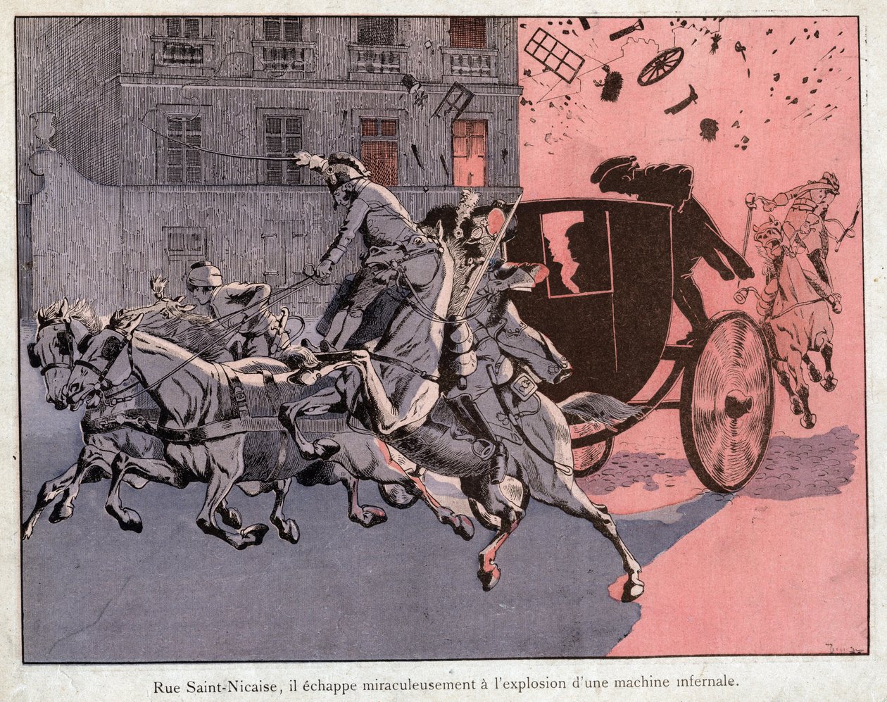 The Attack on Saint Nicaise Street by pseudonym for Onfray de Breville Job