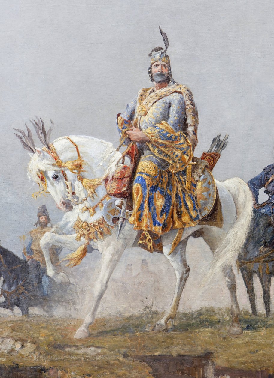 The Arrival of the Hungarians (Feszty Panorama) by Arpad Feszty