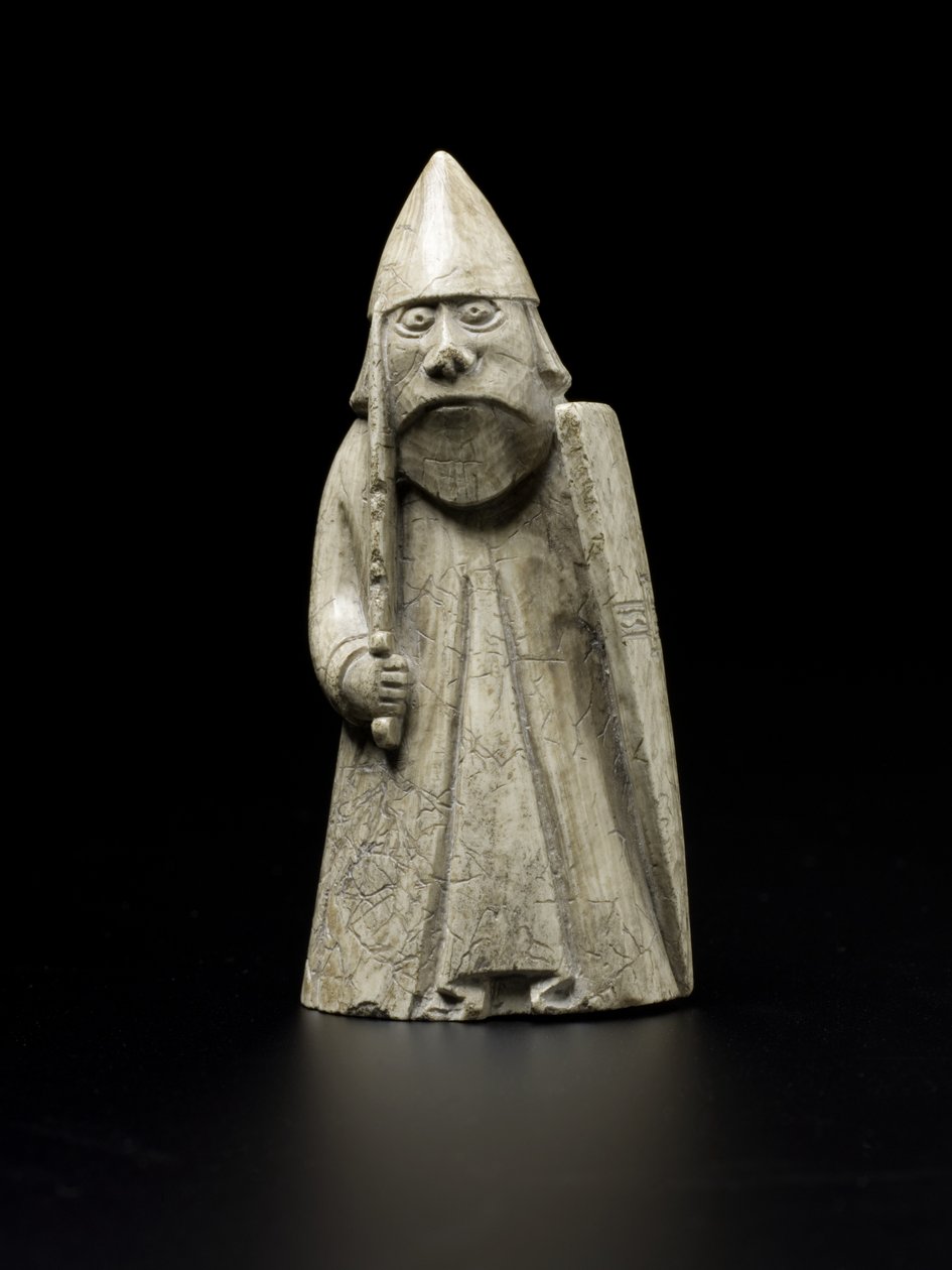 Lewis Chesspiece - Warder by school Scandinavian