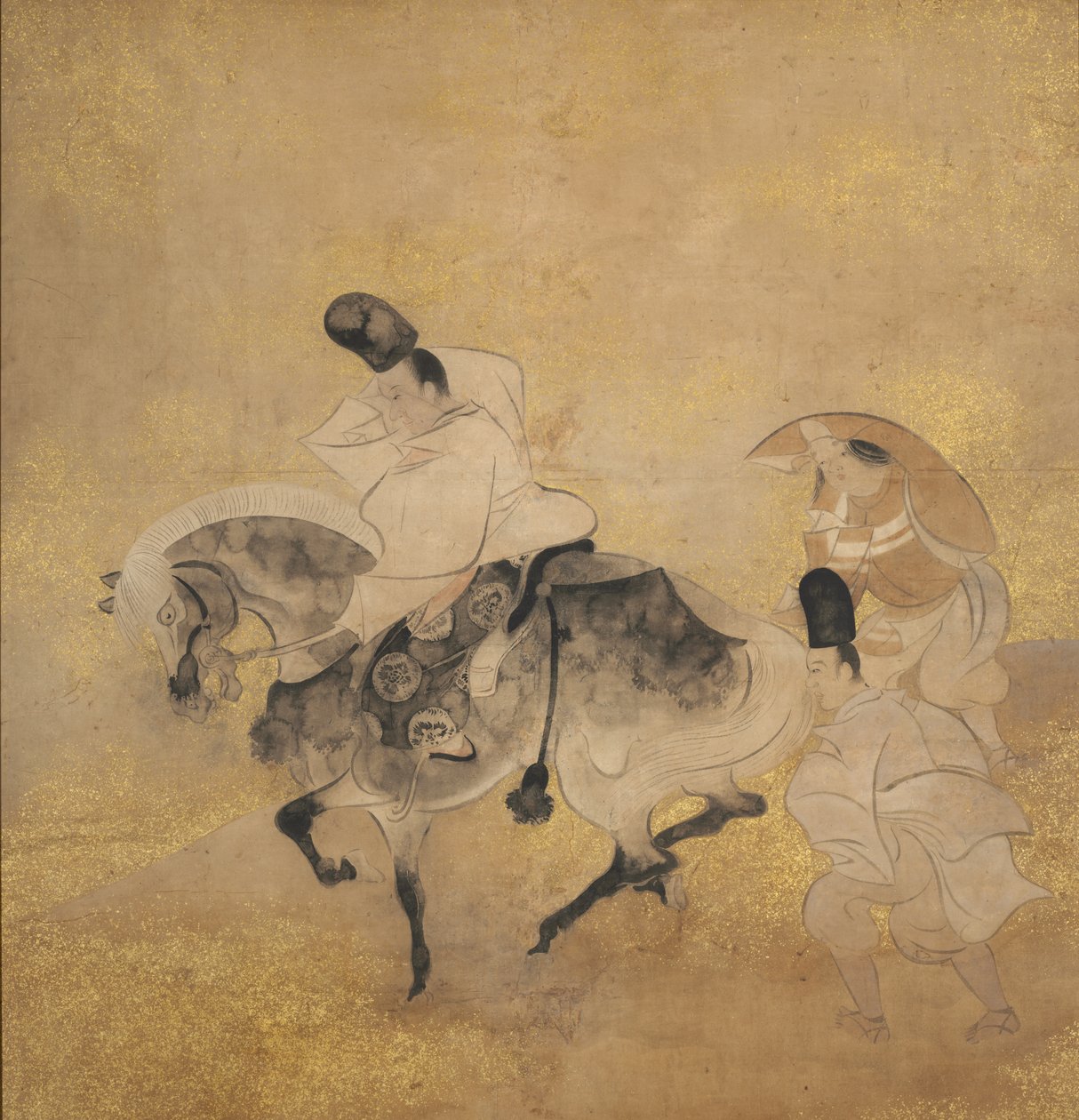 Crossing at Sano by studio of Tawaraya Sōtatsu