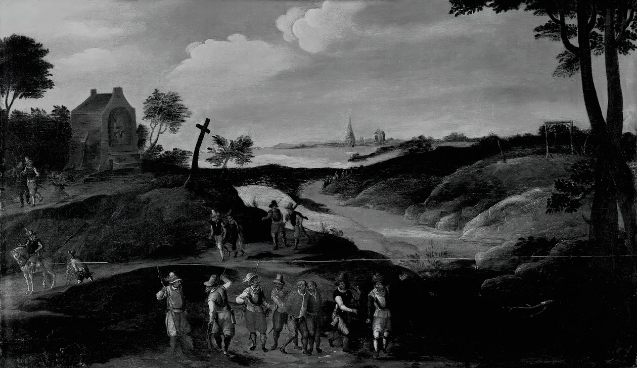 Landscape with Figures, c. 1600 by the younger Joos de Momper