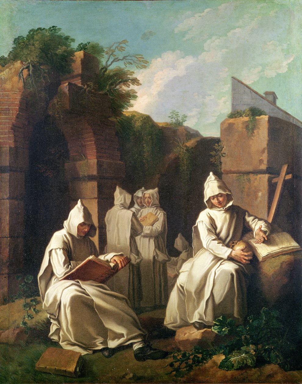 Carthusian Monks in Meditation by Étienne Jeaurat