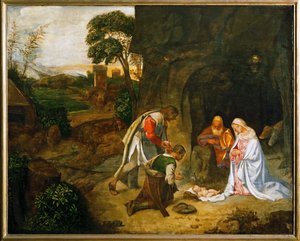 The Adoration of the Shepherds by (1476/8-1510) Giorgione