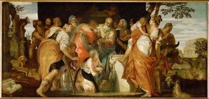 Anointment of David by (1528-88) Veronese