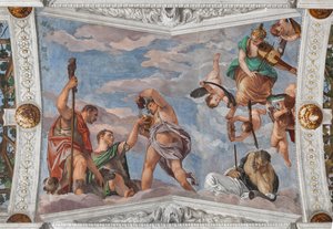 Bacchus Teaching the Shepherds to Use Grapes by Veronese