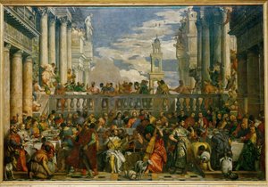The Wedding at Cana by (1528-88) Veronese