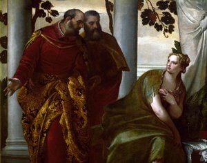 Suzanne and the Old Men (detail)