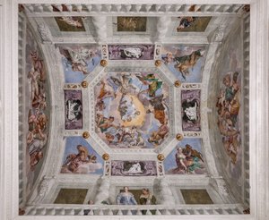 The Olympus, vault of the Hall of Olympus by Veronese