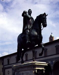 Equestrian Statue of Grand Duke Ferdinand I, Lateral View of Horse and Rider