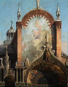 Detail of Capriccio of a Church