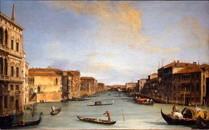 View of the Grand Canal by Canaletto