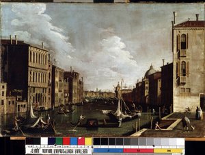 View of the Grand Canal in Venice