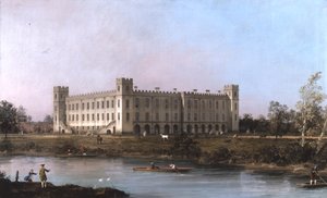 A View of Syon House Across the Thames from the South East by Canaletto