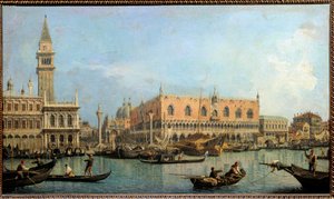 The Molo from the basin of San Marco, Venice