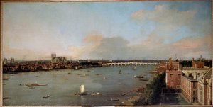 View of London and the Thames in the 18th Century