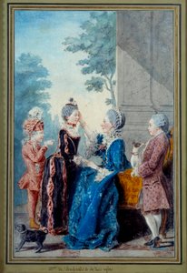 Madame de Roucherolles and Her Three Children