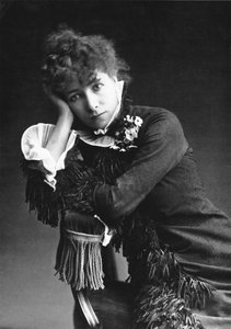 Sarah Bernhardt (1844-1923), photo by Nadar in 1877