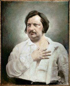 Portrait of Honore Balzac, French Writer