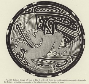 Painted Design of Vase