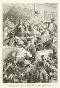 The Bread Rioters in the Hall of the Convention by (after) American School