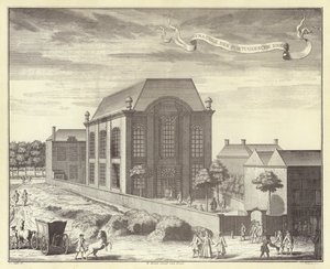 The Portuguese Synagogue, Amsterdam by (after) Dutch School