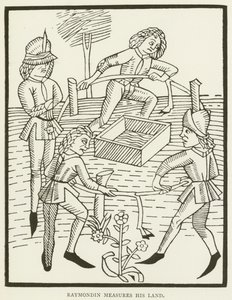Raymondin Measures His Land by (after) English School