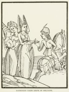Raymondin Takes Leave of Melusine by (after) English School