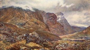 "The Three Sisters," Glencoe by (after) English photographer