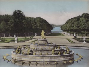 Basin of Latona (coloured photo) by (after) French Photographer