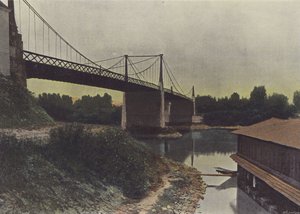 Chalonnes-sur-Loire (coloured photo) by (after) French Photographer