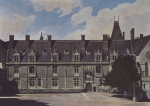 Chateau de Blois, Facade on the Courtyard by (after) French Photographer