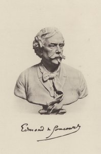 Edmond de Goncourt, French Novelist (b/w photo) by (after) French Photographer