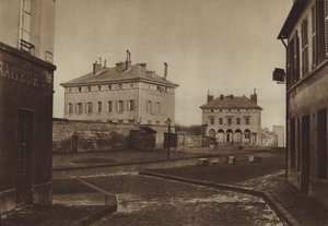 The Italy Barrier in 1866, with the Pavilions of Ledoux