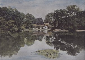 The Petit Trianon, View of the Hamlet and the Lake by (after) French Photographer
