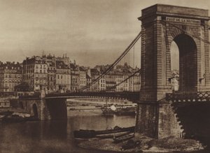Louis-Philippe Bridge, Reform Bridge During the 1848 Revolution by (after) French Photographer