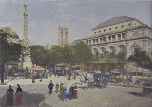 Paris, Place du Chatelet by (after) French Photographer