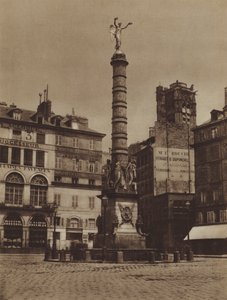 Place du Chatelet, the fountain is in its original place by (after) French Photographer