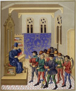 The Lesson of Agriculture - Miniature Facsimile of the 15th Century by (after) French School