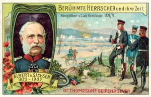 King Albert of Saxony serving as a general during the Franco-Prussian War