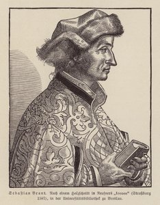 Sebastian Brant, German Renaissance Humanist and Satirist by (after) German School