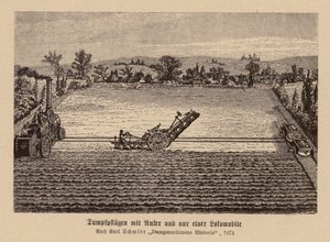 Steam Ploughing with a Traction Engine and Anchor