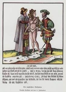The Unequal Lovers, German cartoon